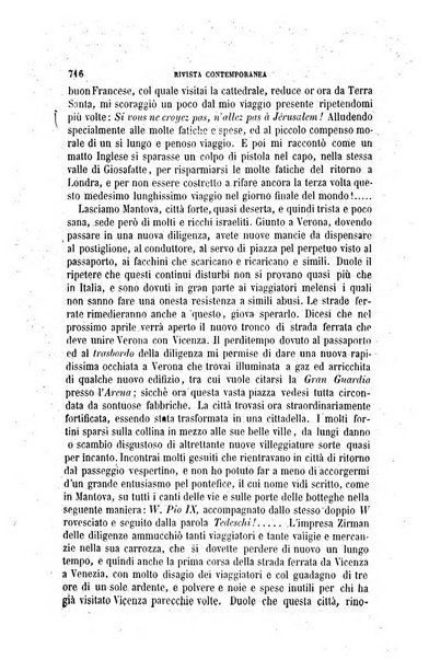 Rivista contemporanea di scienze, lettere, arti e teatri