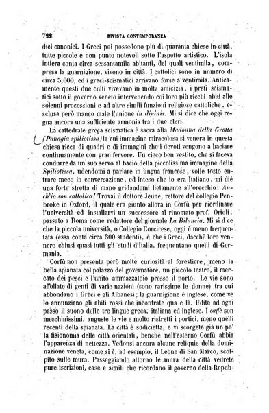 Rivista contemporanea di scienze, lettere, arti e teatri