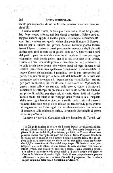 Rivista contemporanea di scienze, lettere, arti e teatri