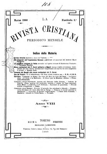 La rivista cristiana periodico mensile