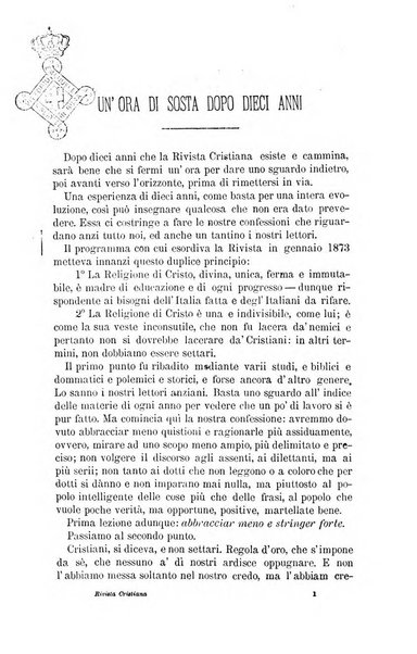 La rivista cristiana periodico mensile