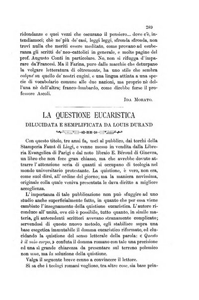 La rivista cristiana periodico mensile