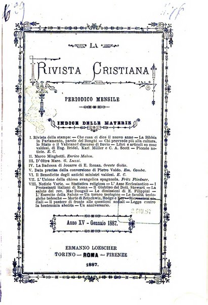 La rivista cristiana periodico mensile