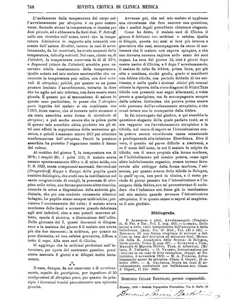 Rivista critica di clinica medica