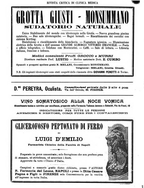 Rivista critica di clinica medica