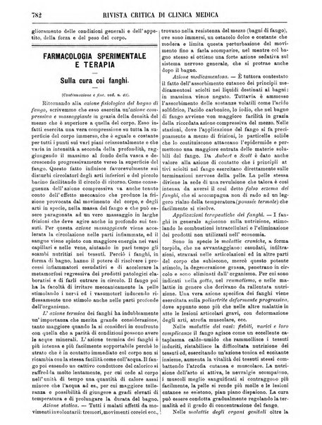 Rivista critica di clinica medica