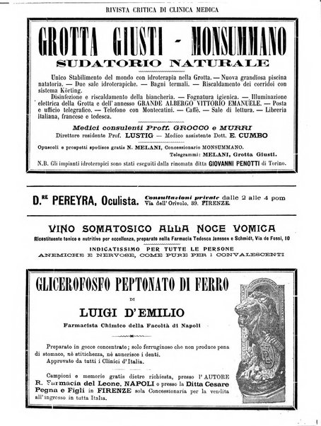 Rivista critica di clinica medica