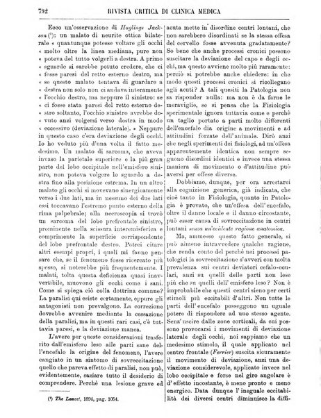 Rivista critica di clinica medica