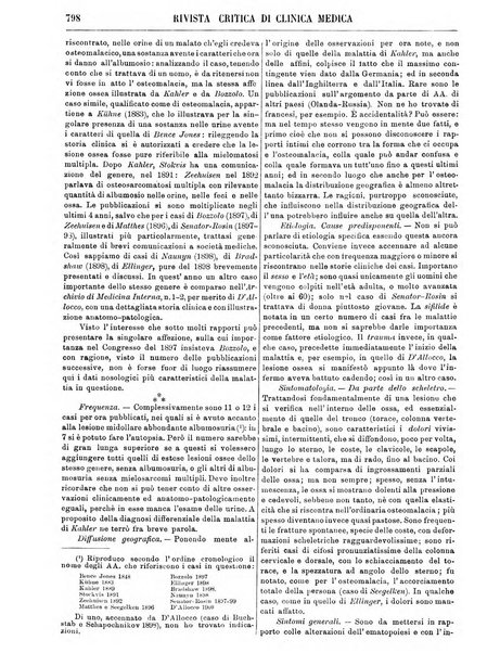 Rivista critica di clinica medica