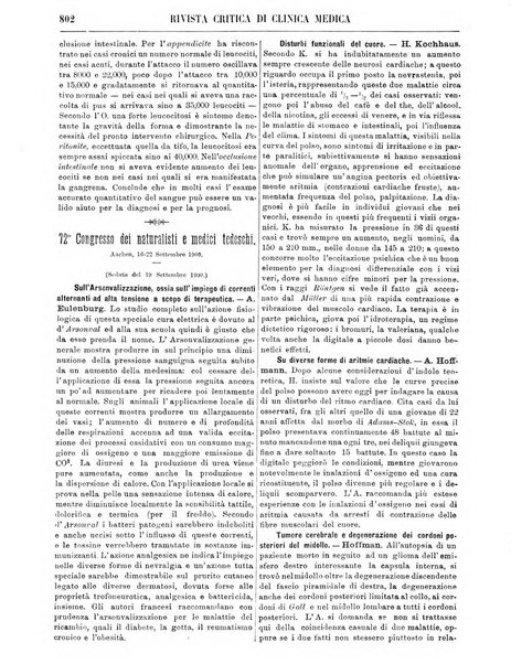 Rivista critica di clinica medica