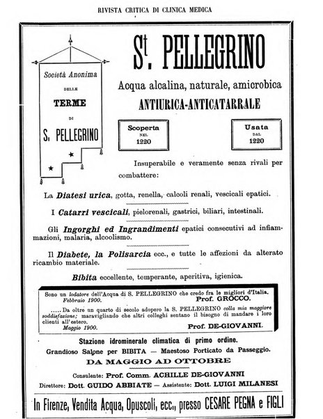 Rivista critica di clinica medica