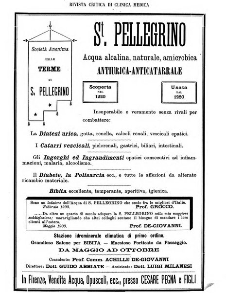 Rivista critica di clinica medica