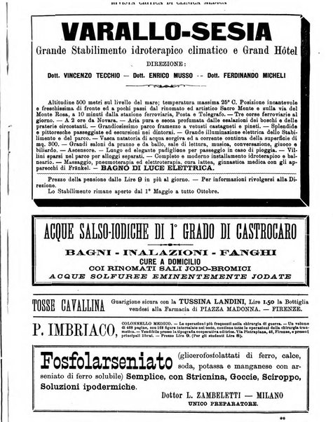 Rivista critica di clinica medica