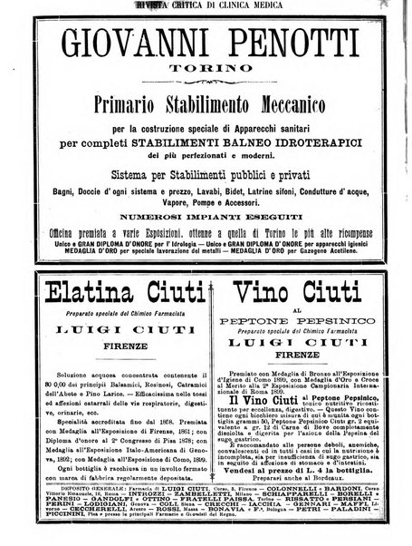 Rivista critica di clinica medica