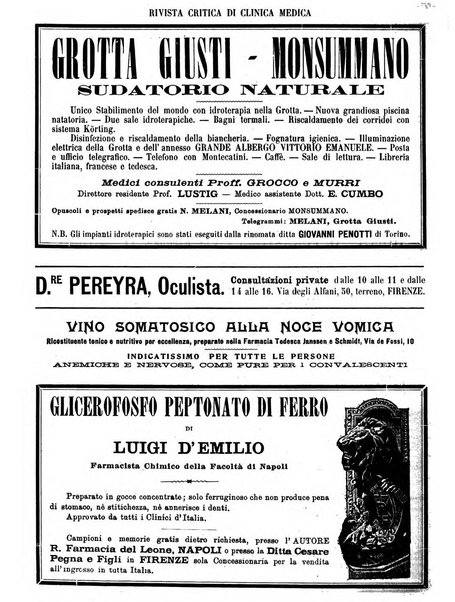 Rivista critica di clinica medica