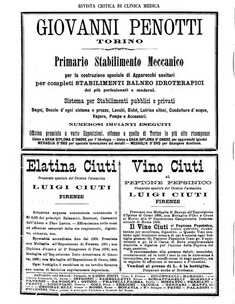 Rivista critica di clinica medica