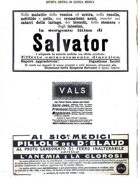 Rivista critica di clinica medica