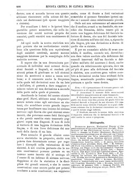 Rivista critica di clinica medica