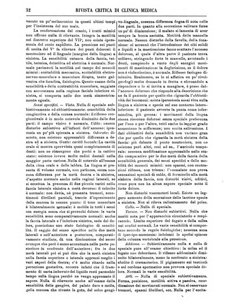 Rivista critica di clinica medica