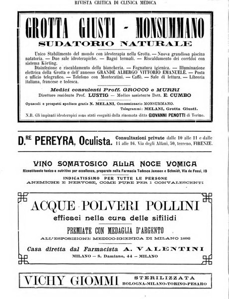 Rivista critica di clinica medica