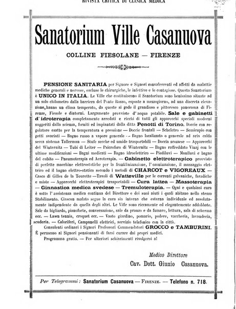 Rivista critica di clinica medica