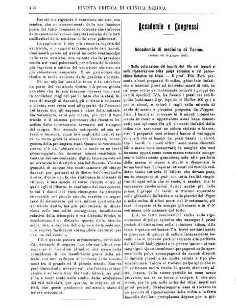 Rivista critica di clinica medica