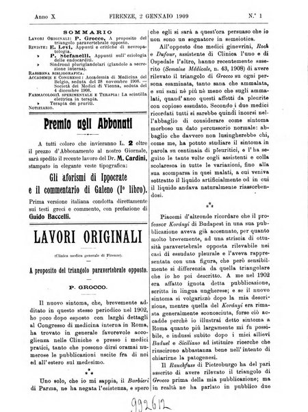 Rivista critica di clinica medica