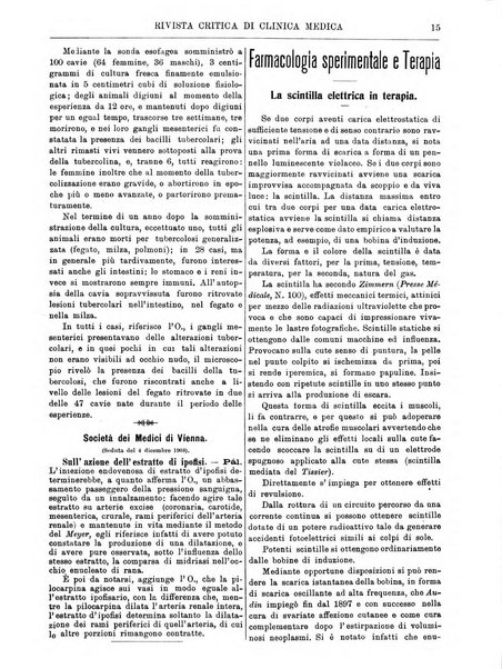 Rivista critica di clinica medica