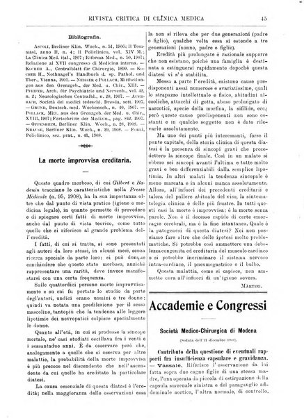 Rivista critica di clinica medica