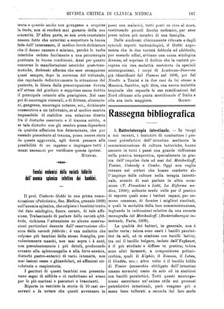 Rivista critica di clinica medica