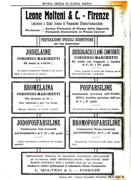 Rivista critica di clinica medica