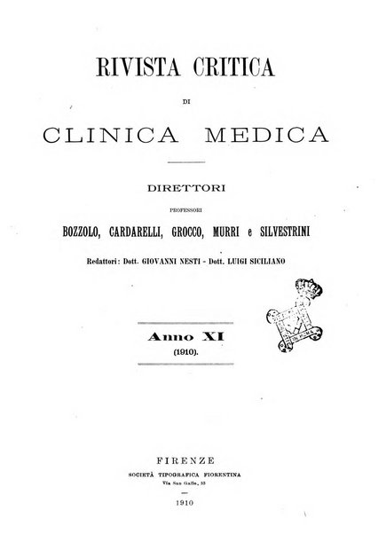 Rivista critica di clinica medica