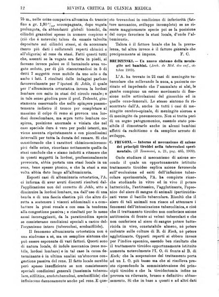 Rivista critica di clinica medica