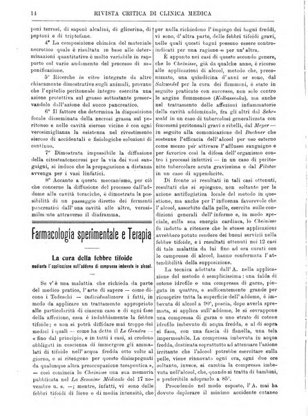 Rivista critica di clinica medica