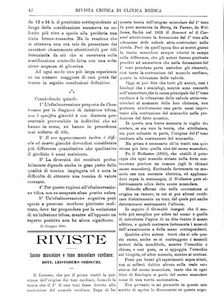 Rivista critica di clinica medica