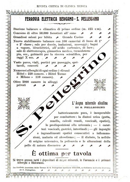 Rivista critica di clinica medica