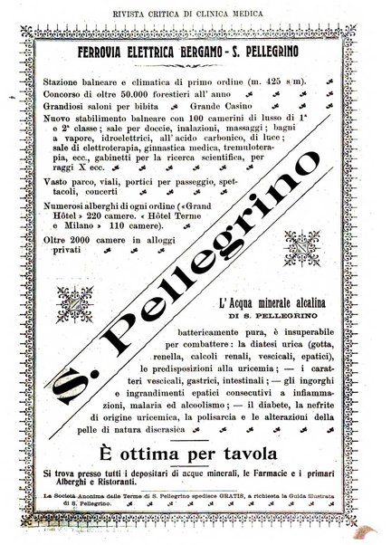 Rivista critica di clinica medica