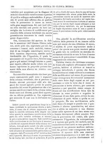 Rivista critica di clinica medica