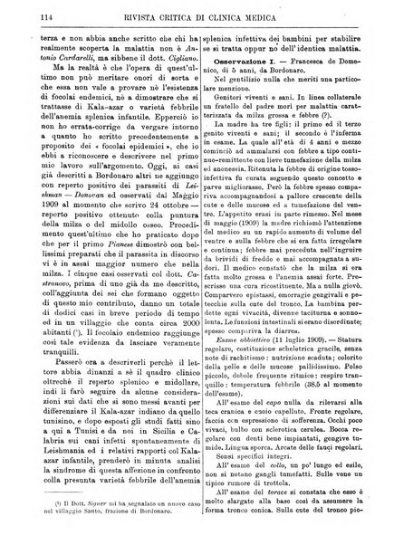 Rivista critica di clinica medica