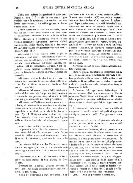 Rivista critica di clinica medica