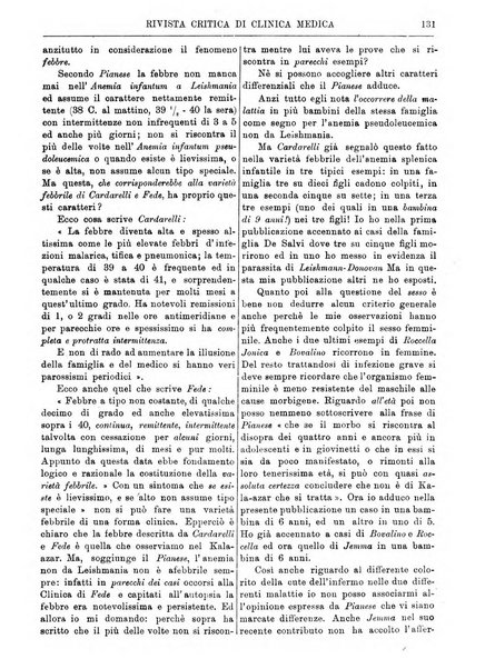 Rivista critica di clinica medica