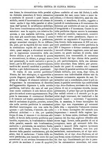 Rivista critica di clinica medica