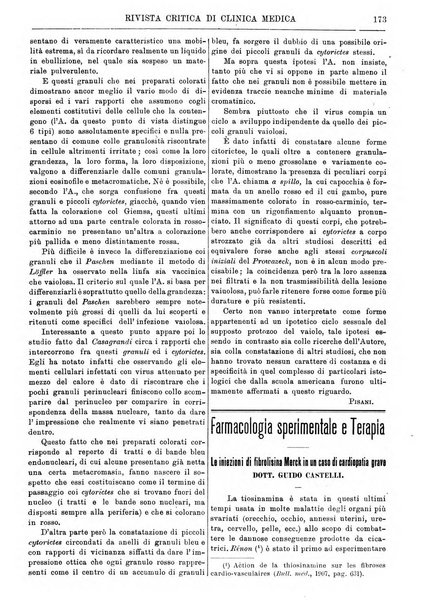 Rivista critica di clinica medica