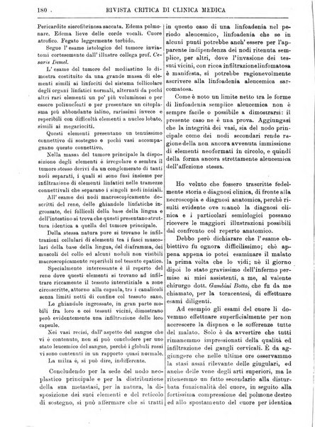 Rivista critica di clinica medica