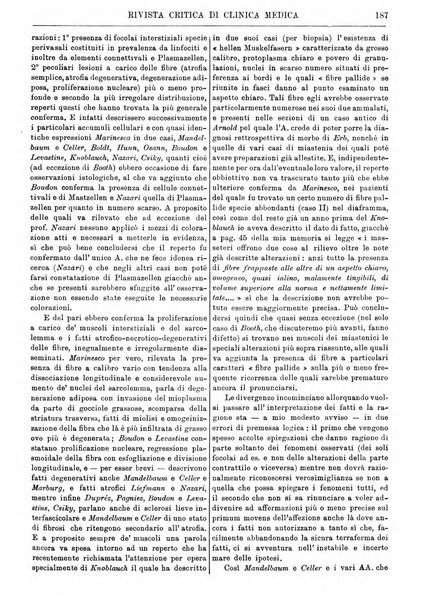 Rivista critica di clinica medica