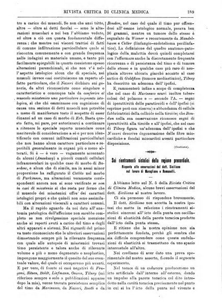 Rivista critica di clinica medica