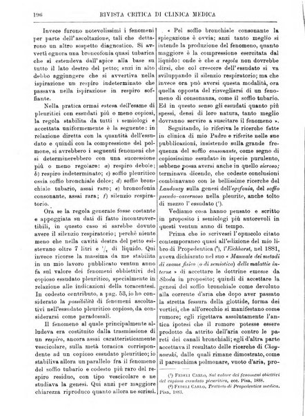 Rivista critica di clinica medica