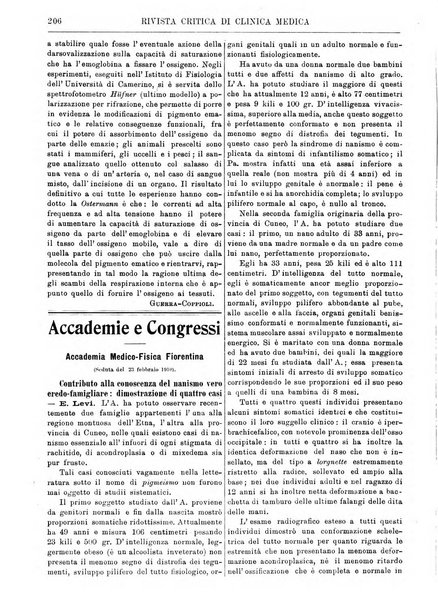 Rivista critica di clinica medica