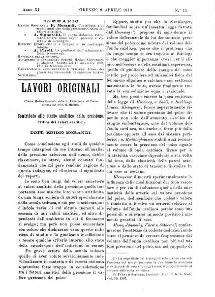 Rivista critica di clinica medica