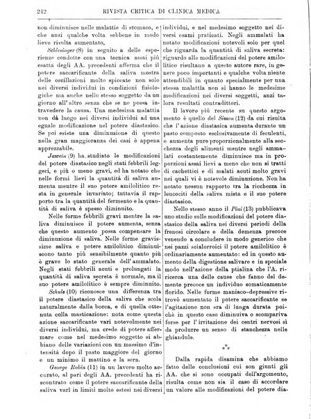 Rivista critica di clinica medica